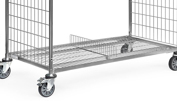 Trenngitter für Fahrrahmen 510mm breit für Kommissionierwagen  #zoom-1
