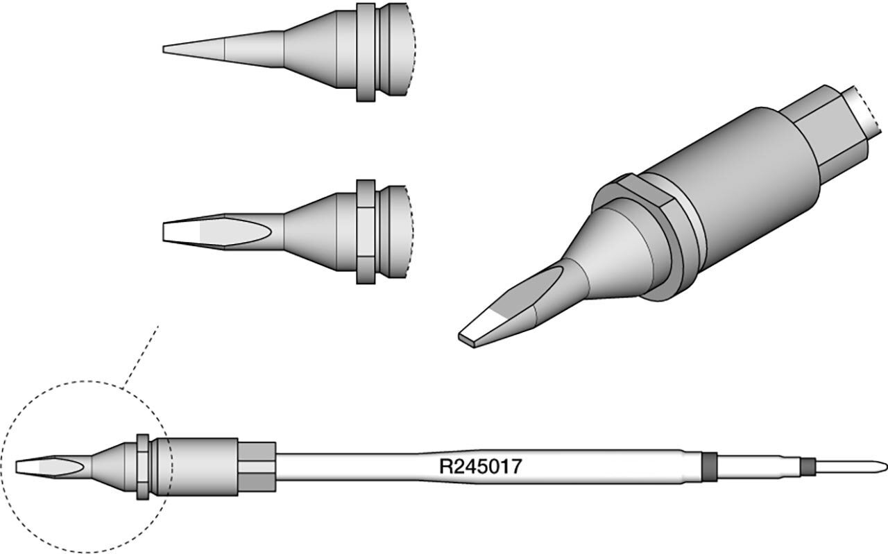 Lötspitze R245, Meißel, 1,5 x 0,5 mm, R245017 #zoom-2
