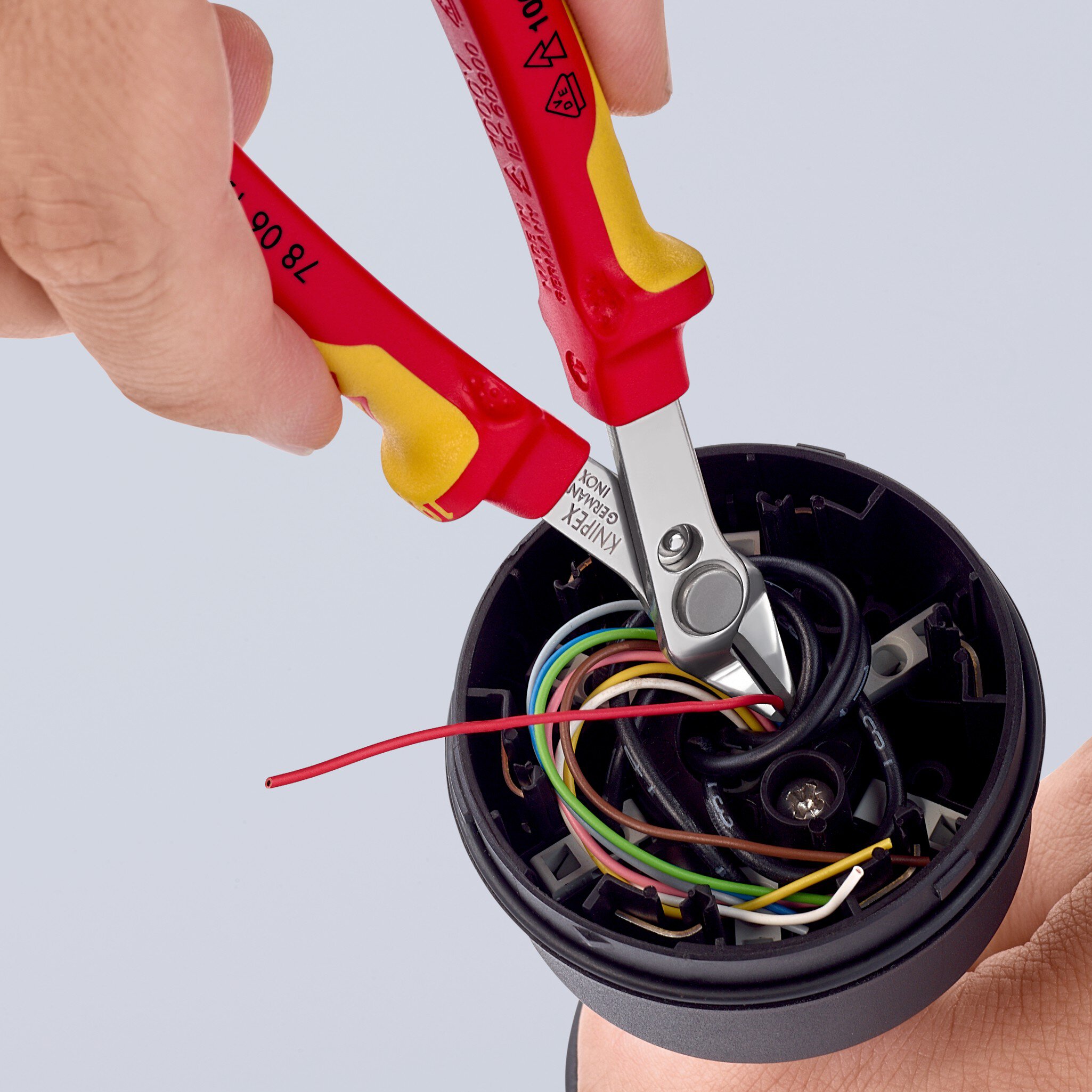 Electronic Super Knips® VDE, isoliert, mit Mehrkomponenten-Hüllen, VDE-geprüft 125 mm (SB-Karte/Blister) #zoom-4