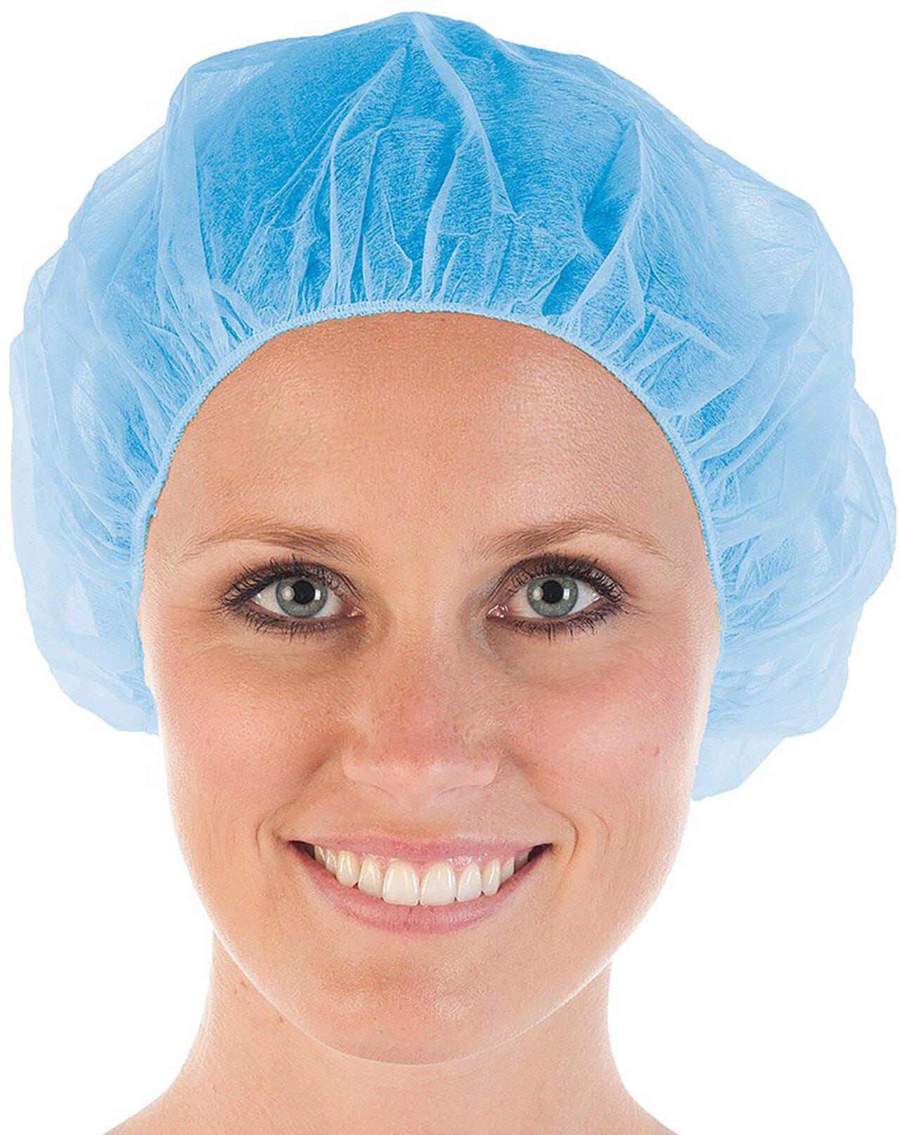 Hygostar Barett-Haube "Bettina" blau fester Vliesstoff, 53cm #zoom-1