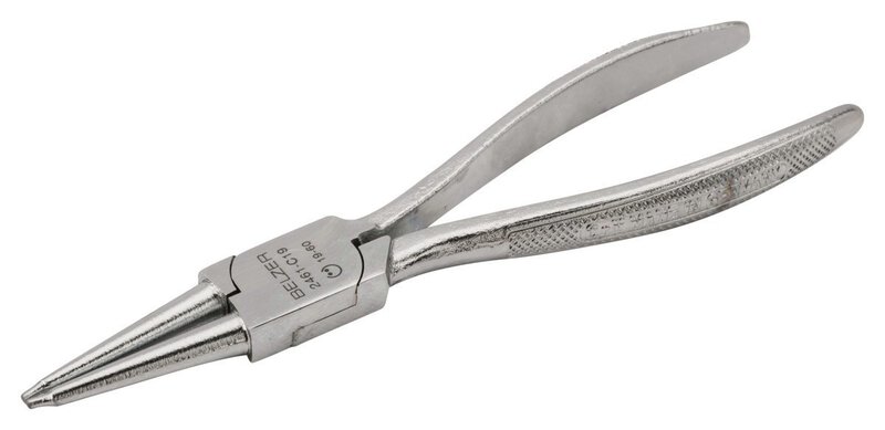 Pliers for internal retaining rings with straight jaws, chrome-plated, 8 to 25 mm #1