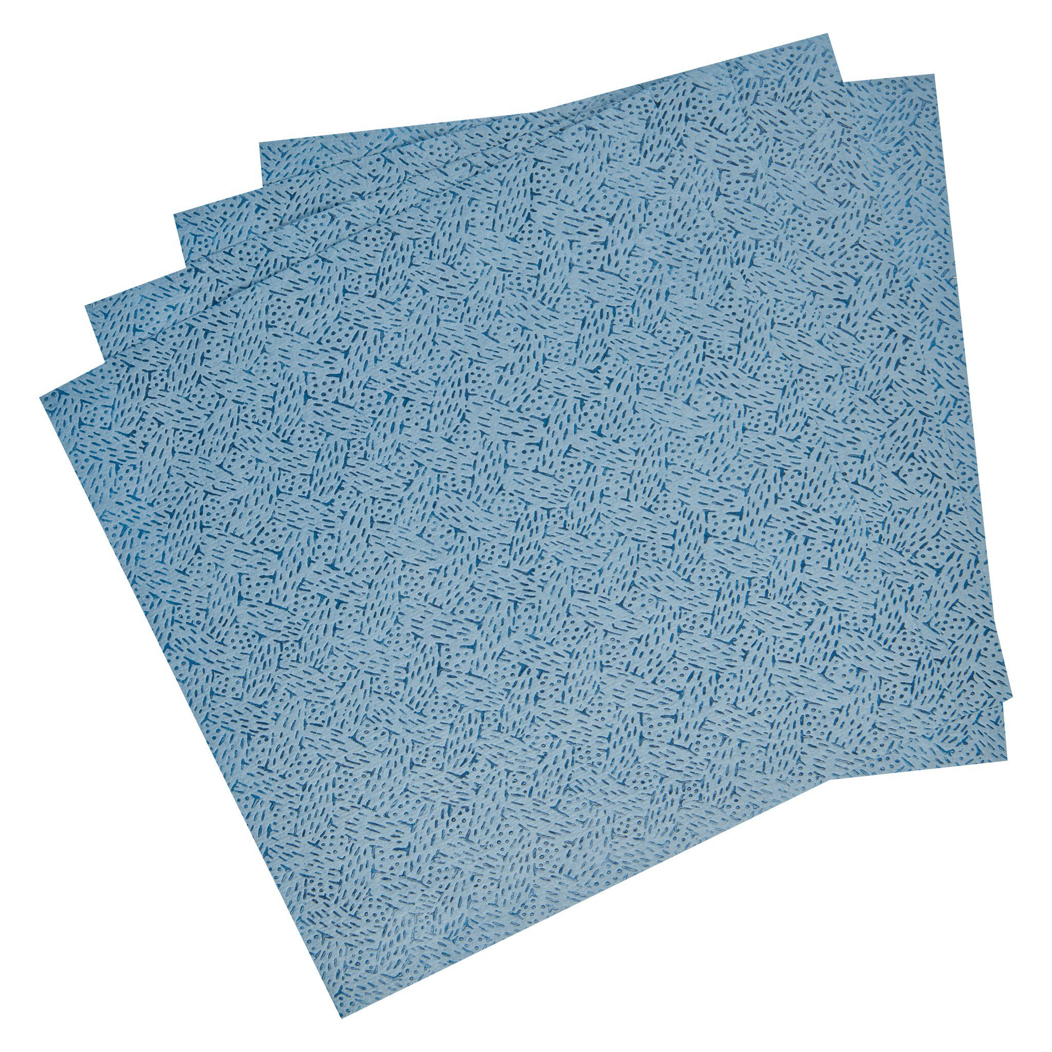 Chiffons de nettoyage à l'huile hautement absorbants, 25x34 cm, classe de propreté ISO7, bleu, 66 pièces #zoom-2