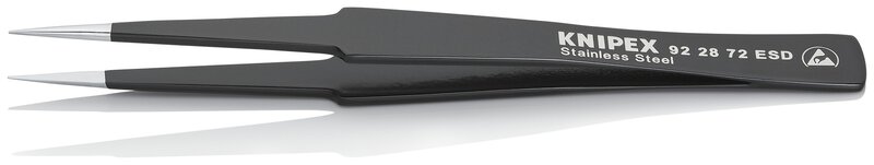 ESD precision tweezers, 135 mm #2