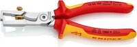 StriX® Abisolierzangen mit Kabelschere, verchromt, isoliert, 180 mm #thumbnail-1