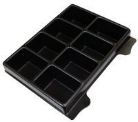 ESD-inzetstuk voor kast K2006 ESD, 8 vakken elk 104 x 70 mm #thumbnail-1