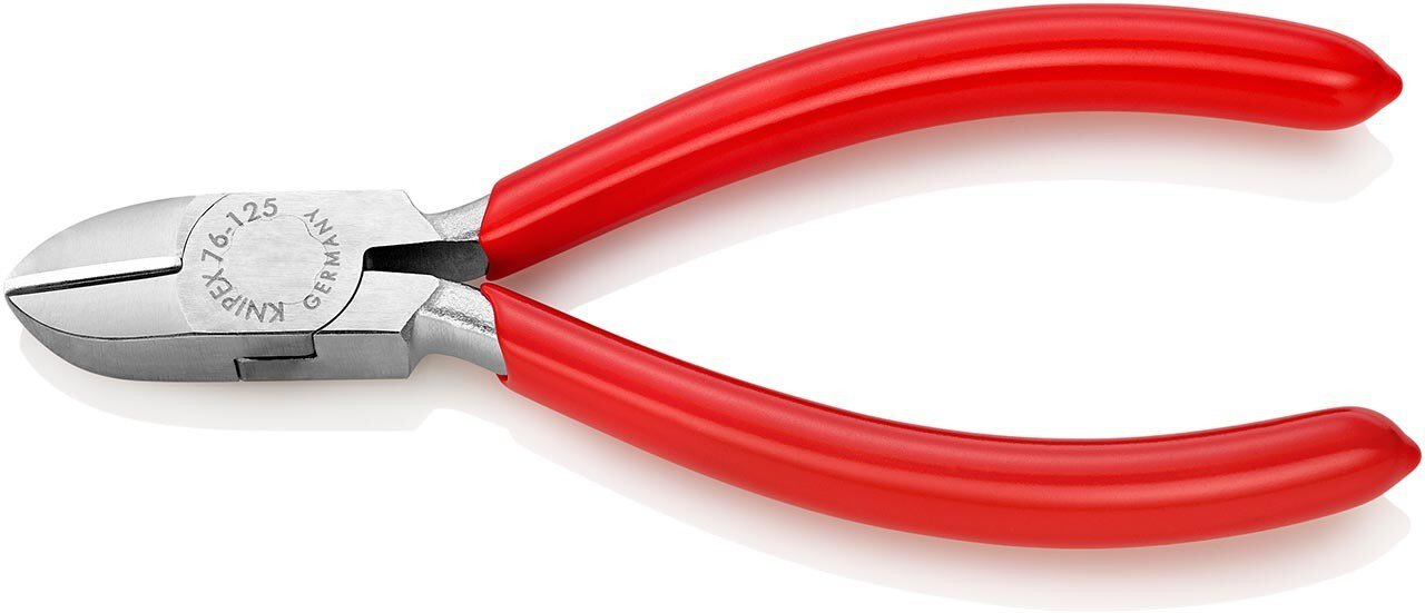 Diagonal cutter for electrical mechanics, chrome-plated, 125 mm #zoom-1