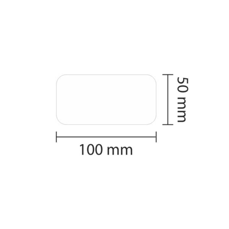 WT-5110 Marqueur d'emplacement blanc Pièce longitudinale 50mm (L : 100mm), 25 pièces