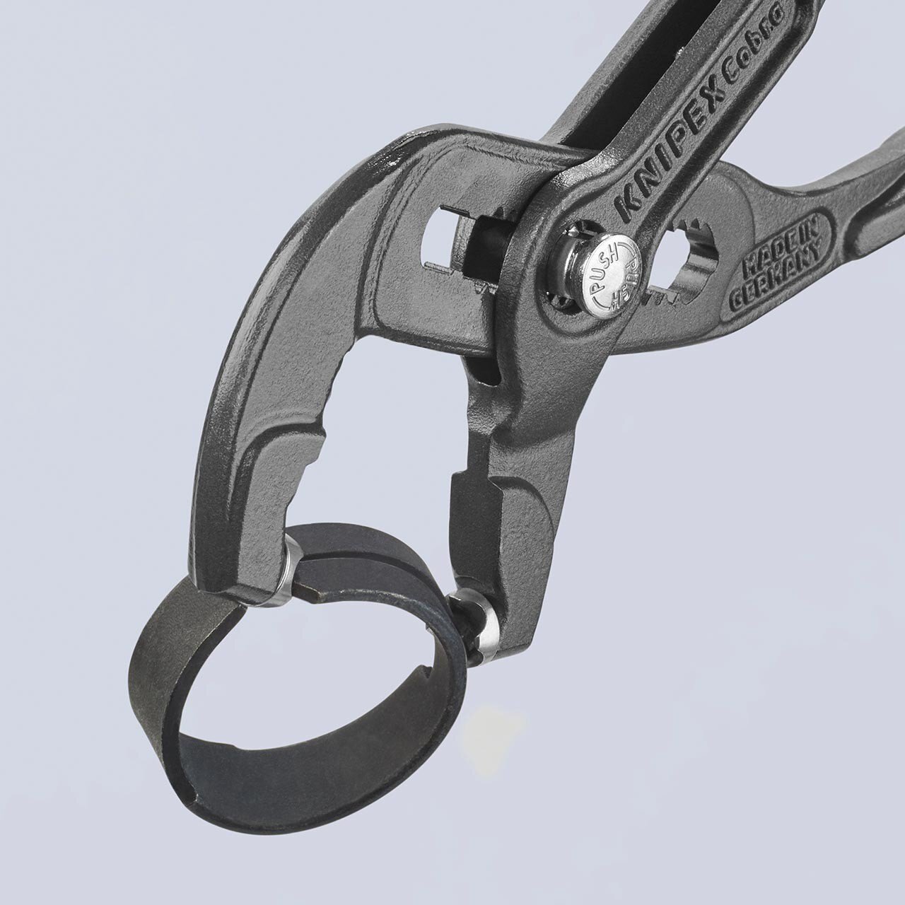 Federbandschellenzange, grau atramentiert, 180 mm #zoom-9