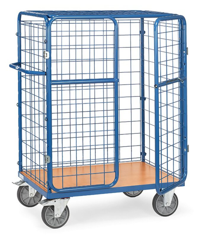 Paketwagen mit Dach Ladefläche 1000 x 600 mm 