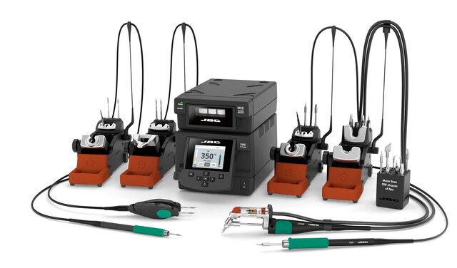 Stazione di rilavorazione DMPSD-2QB con 4 manipoli, 230 V, 200 W