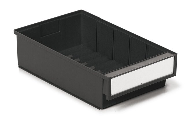 ESD-Schublade, 186x300x82 mm, schwarz