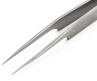 Weller Erem 5ASASL Precision Tweezers Lightly Curved 15° Relieved For Applications In Biology, Medicine, Laboratory Technology And Microelectronics #thumbnail-2