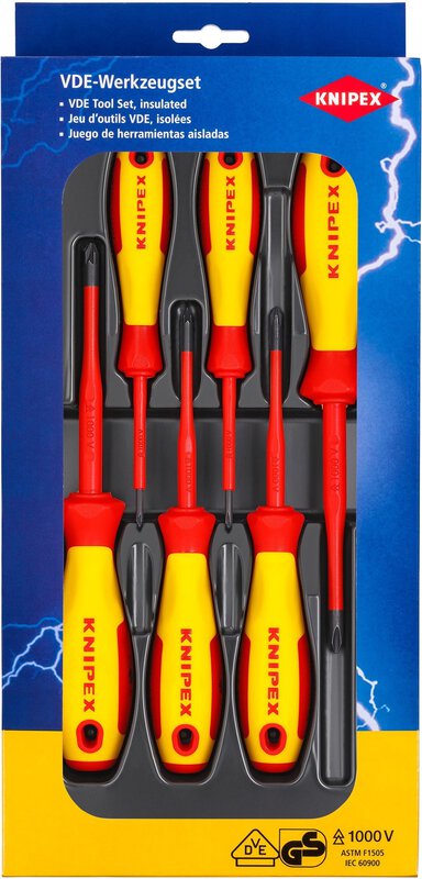 VDE Schraubendreher-Paket Phillips® / Pozidriv®, 6-teilig #1