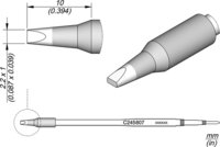 Lötspitze meißelförmig, 2,2 x 1,0 mm, C245807 #thumbnail-1