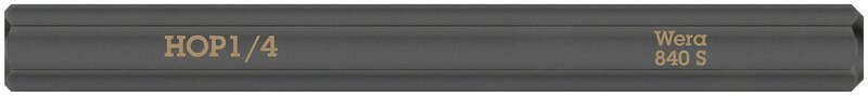 Hexagon socket bit for impact screwdrivers, 1/4" x 70 mm #1