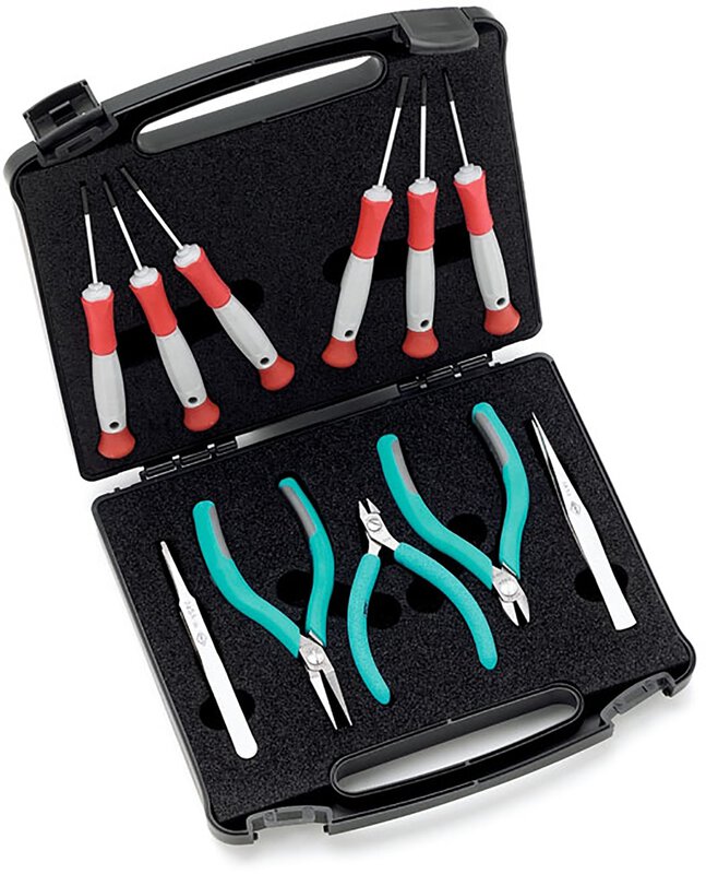Weller Erem 3600KU Toolset Universal, 11 Pieces Tool Kit with Non-Reflecting Surface #1
