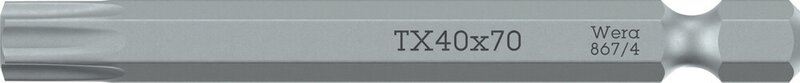 Bit TORX®, TX 40 x 70 mm #1