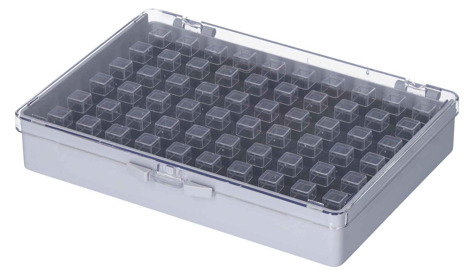 ESD SMD Sortimentskasten mit 60 Dosen und Schaumstoffraster #zoom-1
