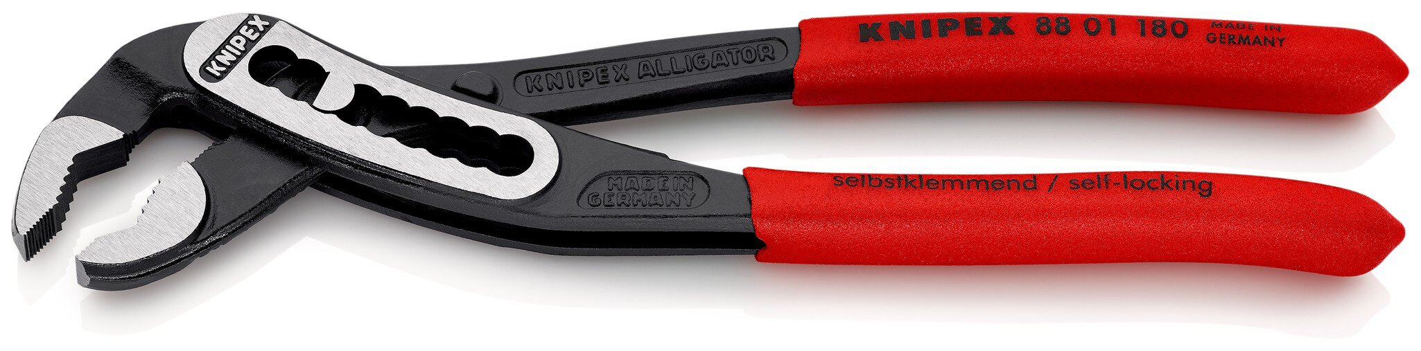 Alligator® Wasserpumpenzange mit rutschhemmendem Kunststoff überzogen, schwarz atramentiert, 180 mm (SB-Karte/Blister) #zoom-2