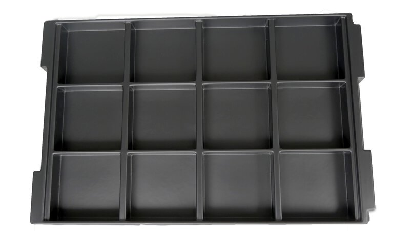 ESD Einlage für Eurokasten 3 und 4, 208 Vertiefungen, 553 x 353 x 37 mm #2
