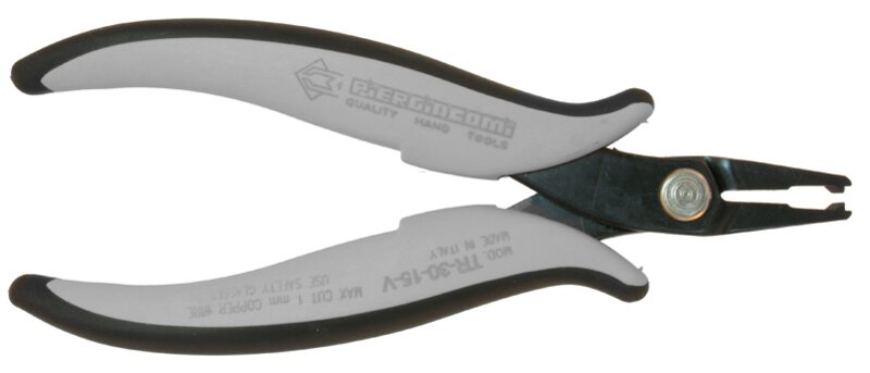 ESD diagonal cutter, bevelled, small item, Cu 1.02mm, 144 mm