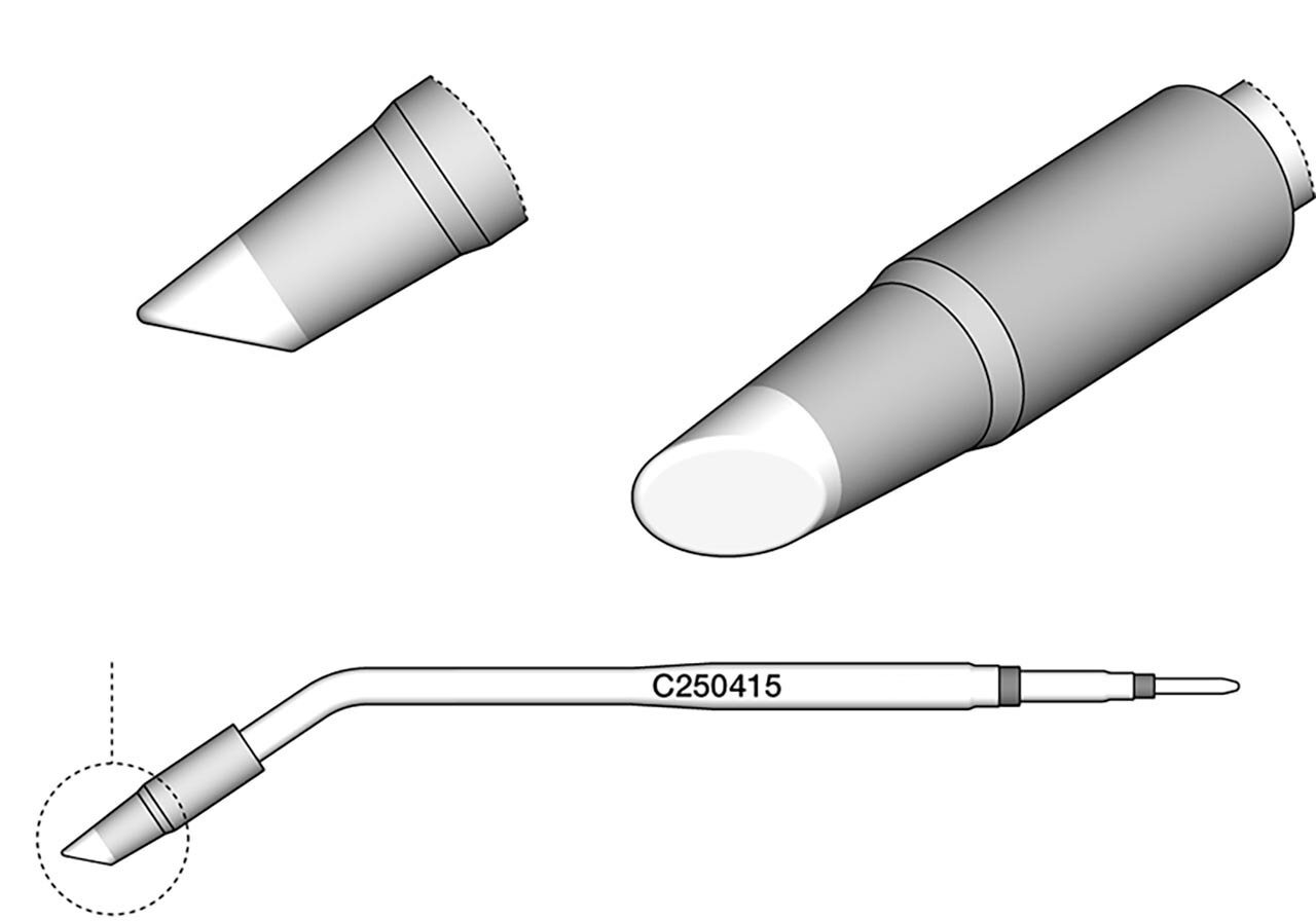 Soldering tip bevelled, D: 3.8 mm, C250415 #zoom-2