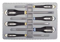 ERGO™ roestvrijstalen schroevendraaierset voor gleuf- en Pozidriv-schroeven, 6 stuks. #thumbnail-3