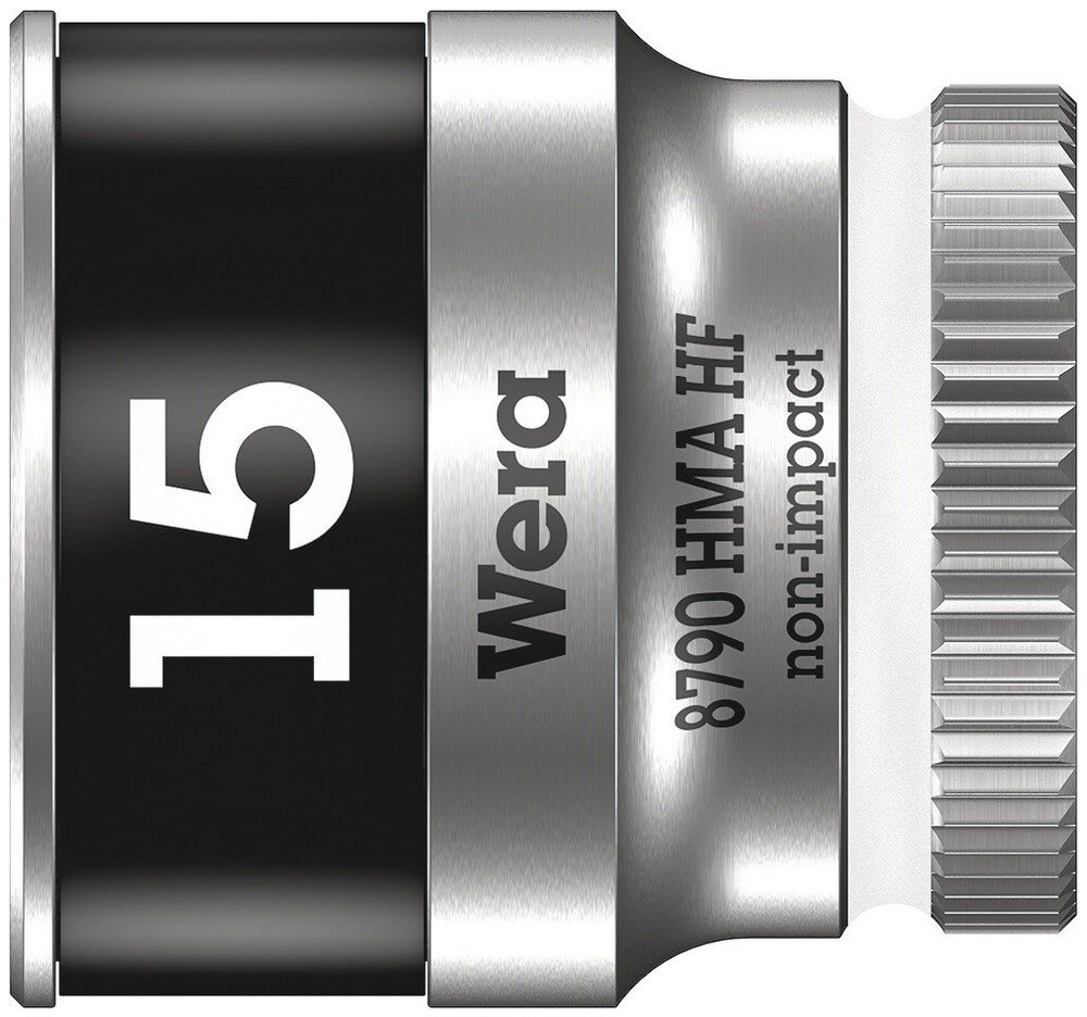 Socket with 1/4" drive with holding function, 15 x 23 mm #zoom-1