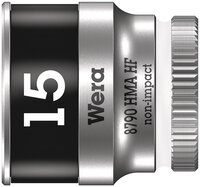 Socket with 1/4" drive with holding function, 15 x 23 mm #thumbnail-1