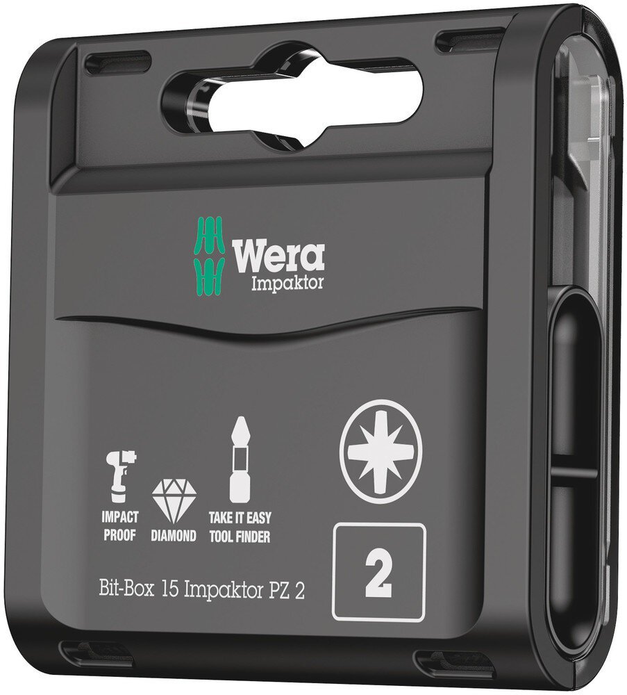 Bit box 15 impactor PZ, PZ 2 x 25 mm, 15 pieces #zoom-1