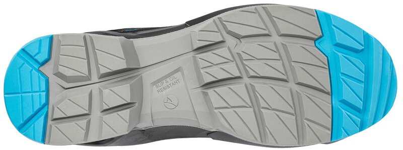 ESD safety shoes S3L, TARAVAL BLACK/BLUE LOW, black #5