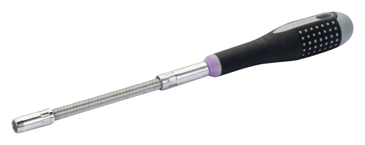 ERGO™ Socket wrench for hexagon head screws with flexible extension and 3-component handle, 6 mm × 150 mm #zoom-1