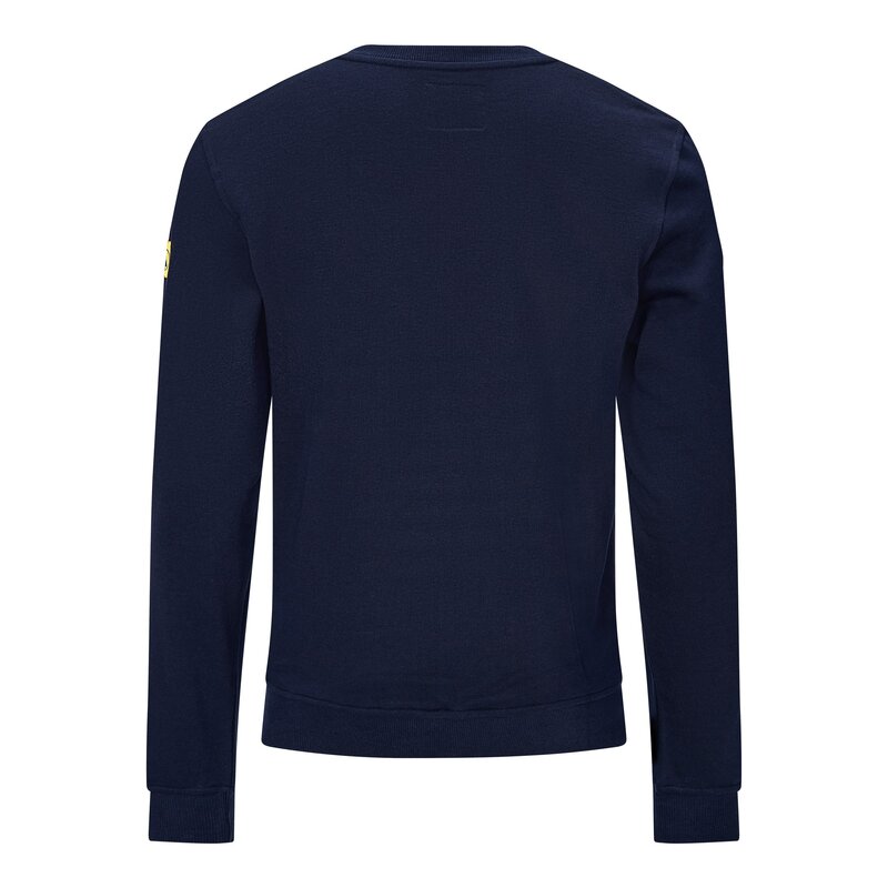 Sweat-shirt ESD, col en V, bleu marine, 3XL, coupe confort #6