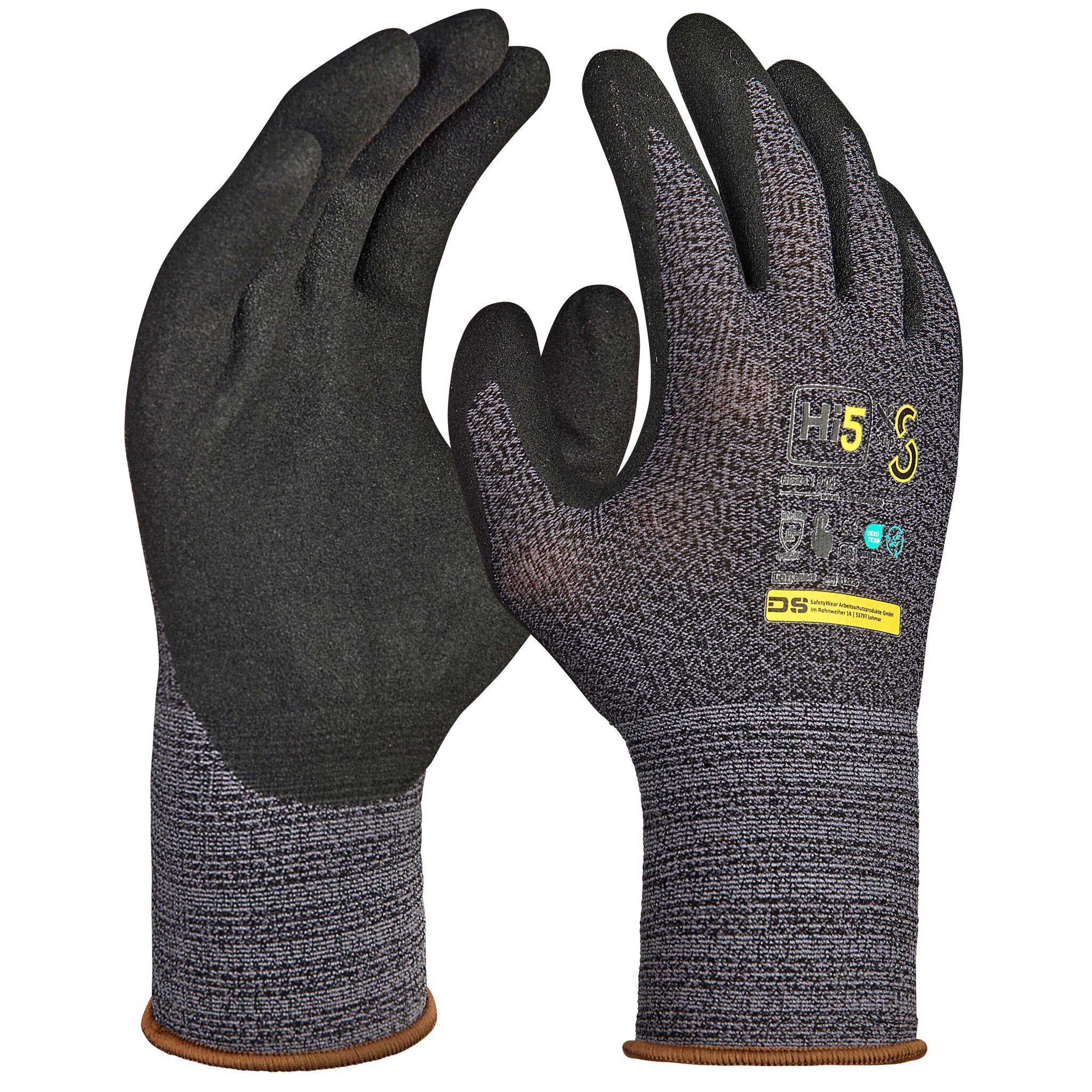 Rękawice Hi5 X Super S 4131X, czarne #zoom-1