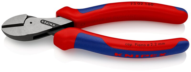 X-Cut® tagliasagole compatto a leva alta con manici multicomponente, nero atramentato, 160 mm (SB-card/blister) #1