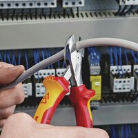 X-Cut® Kompakt-Seitenschneider hochübersetzt, isoliert, mit Mehrkomponenten-Hüllen, VDE-geprüft, verchromt, 160 mm (SB-Karte/Blister) #thumbnail-9
