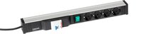 Barre d'énergie 468 mm, 4 prises,interrupteur + disjoncteur FI #thumbnail-1
