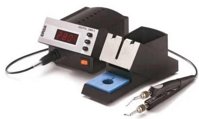 DIGITAL 2000A soldering station incl. Tech Tool 640ADJ soldering iron, 80 W