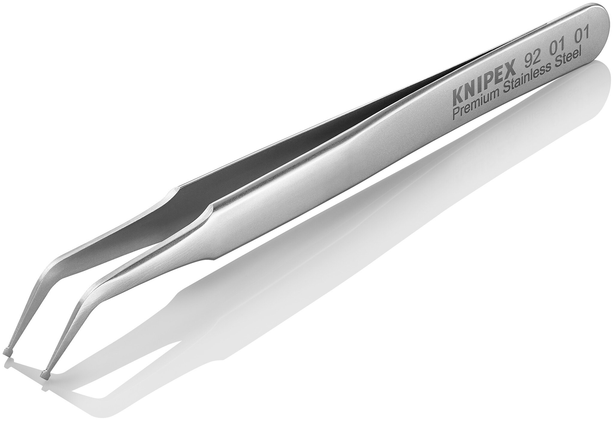 SMD precision tweezers, Smooth, Premium stainless steel, 115 mm #zoom-3