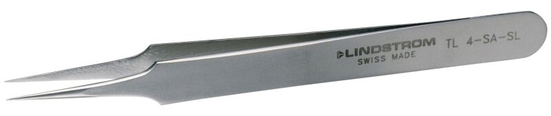 Hochpräzisions Pinzette, Sline, sehr feine Spitzen, 110 mm