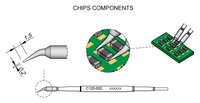 Grot lutowniczy, stożkowy, wygięty, śr.: 0,2 mm #thumbnail-1