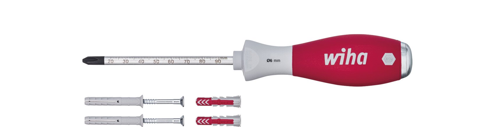Set di punzoni per tasselli SoftFinish® con tasselli con lama rotonda da 6 mm 5 pz (41289) #zoom-1