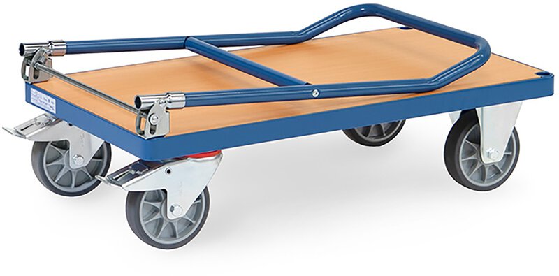 Klappwagen, Tragkraft 600kg, Schiebebügel klappbar, 850x500mm #2