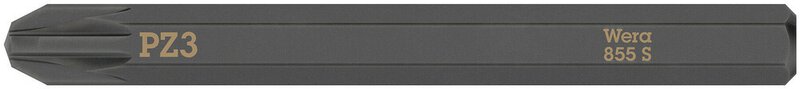 Kreuzschlitz Pozidriv-Bit für Schlagschraubendreher, PZ 3 x 70 mm #1