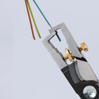 StriX® Abisolierzangen mit Kabelschere, schwarz atramentiert, 180 mm #thumbnail-5