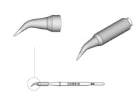 Panne à souder, conique et courbée, D : 0,1 mm #thumbnail-2