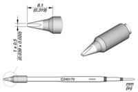 Lötspitze meißelförmig, 0,5 mm, C245170 #thumbnail-1