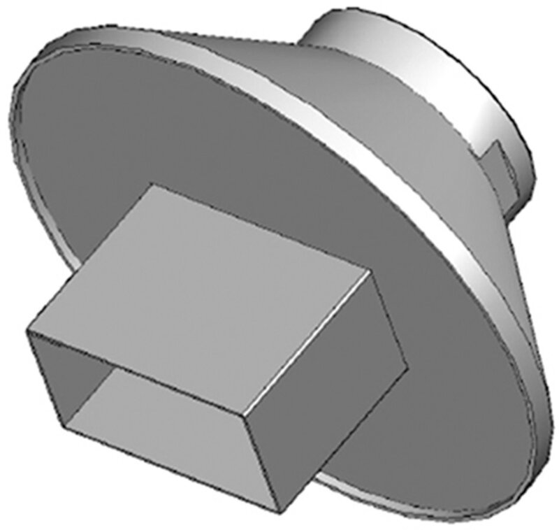 Düse, rechteckig, 18,2 x 8,5 mm für HCT-1000 System