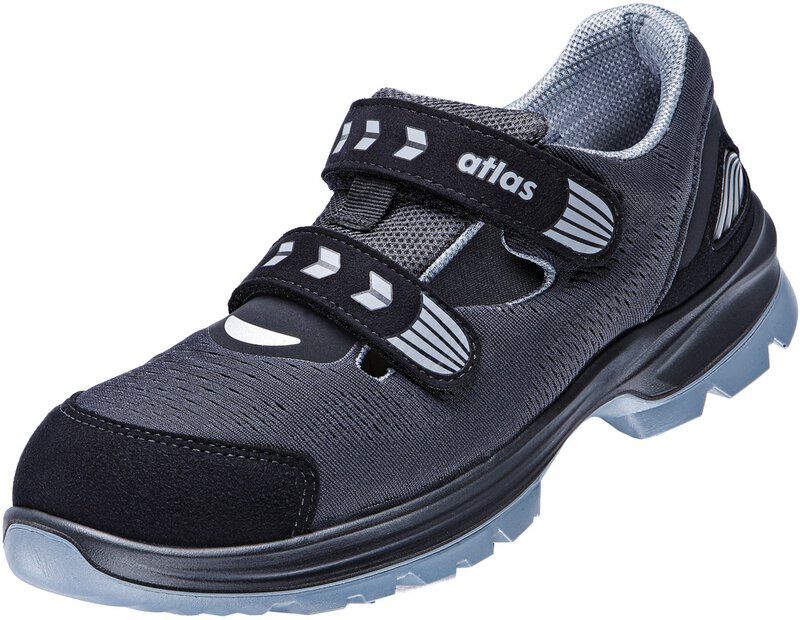 Sandalo ESD ERGO-MED 1605 XP, W10, 1P, a rete, unisex, antracite/nero, misura 50