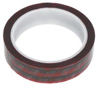 ESD-kleefband met ESD-waarschuwingssymbool, transparant/rood, 24 mm, 36 m #thumbnail-2